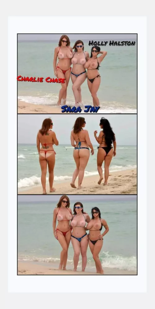 Cuarlie cyase sara jay and Holly halston by Physical_Speed_5680