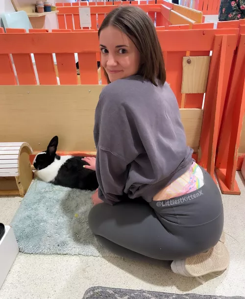 Do you think anyone noticed my diaper? 🤭 by littlestkittenx