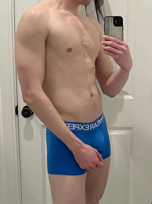 Feeling the blue by underwearmode