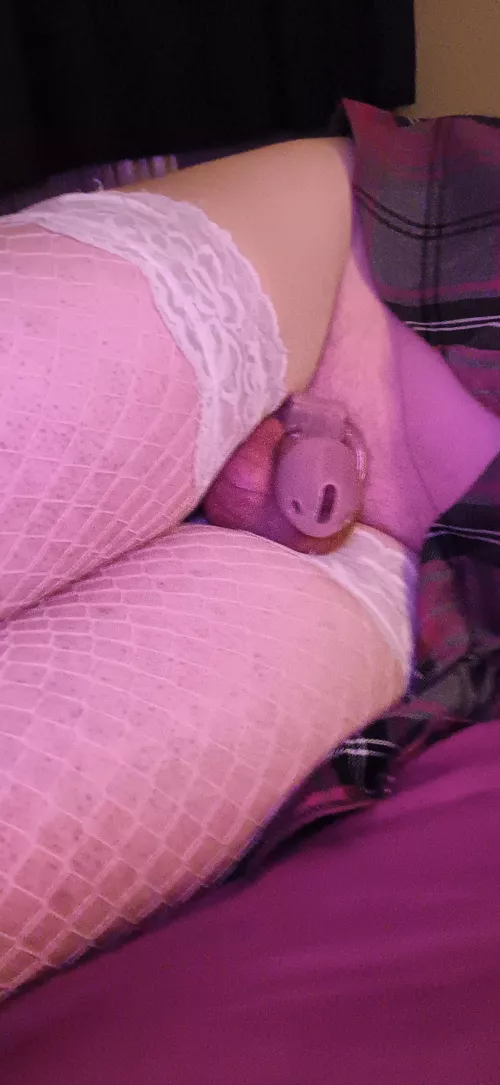 Finally caged myself by SissyAmberUK