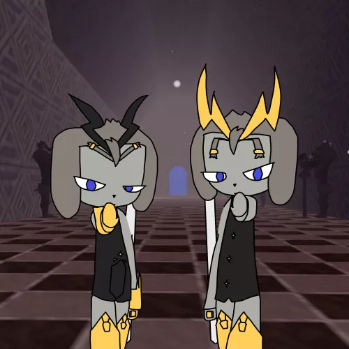 “Halt, state your business in r/furry.” [X] (Art by me.) by No-Matter-9104