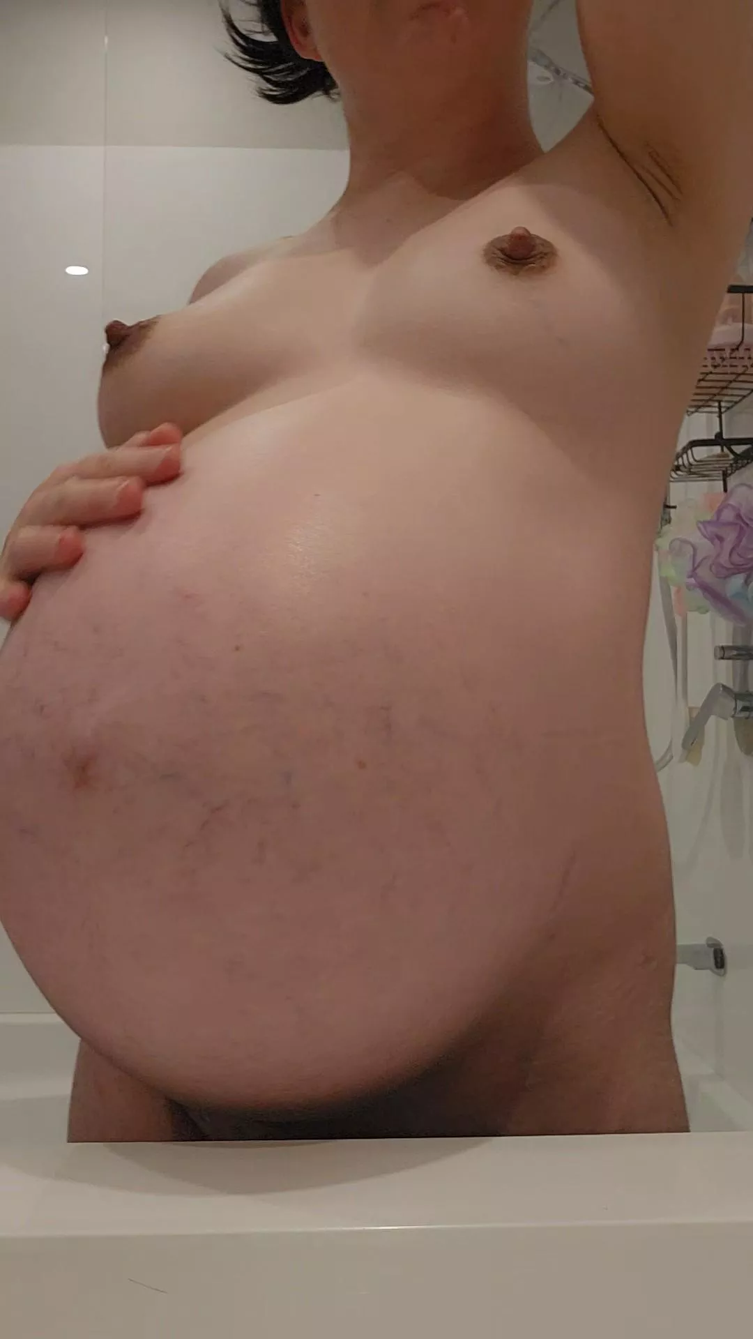 Huge bump on a small frame posted by Allysnow_xo