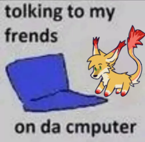 i wuv my puter all my friends r inside it by qdeerr