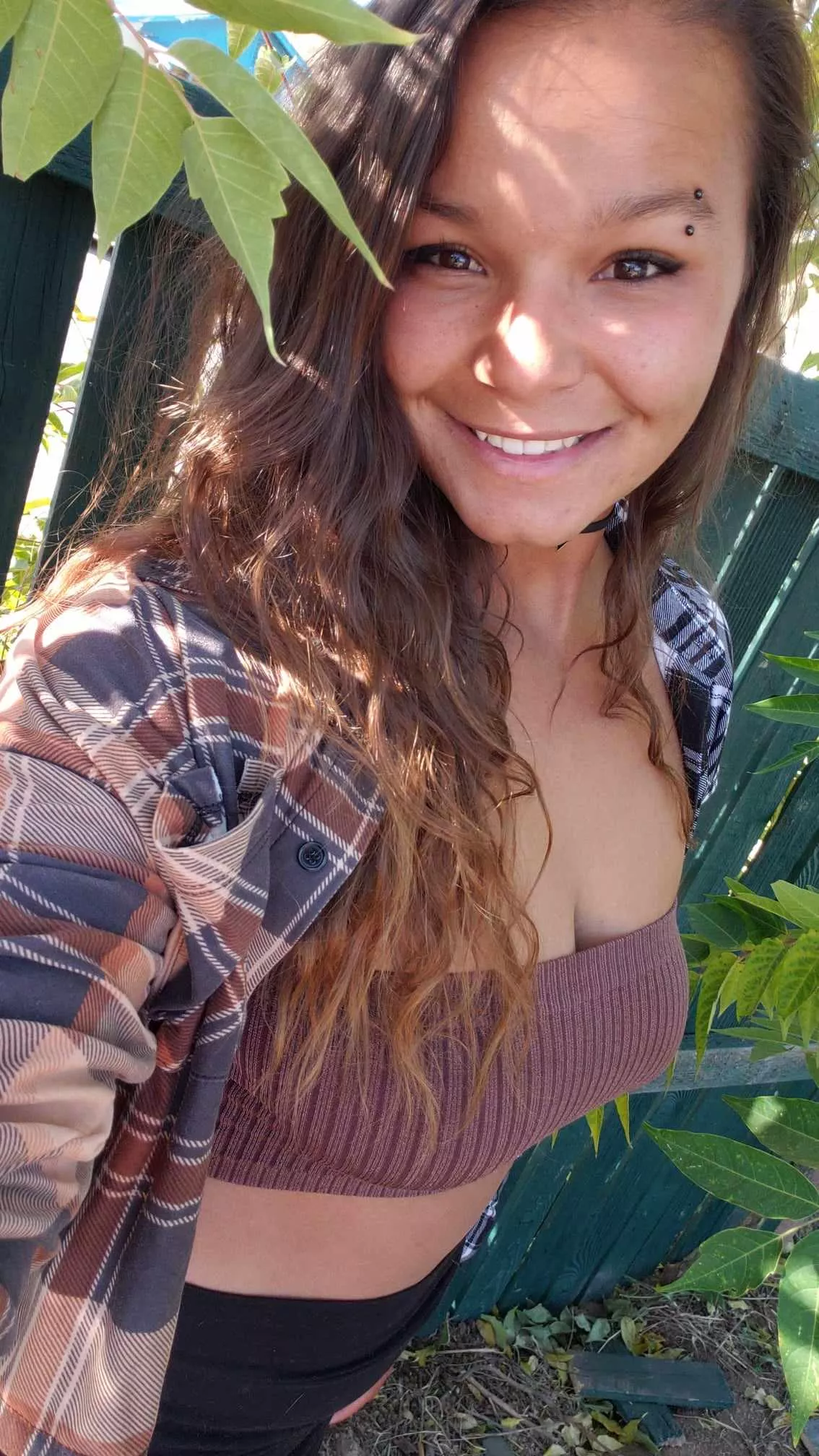 Life's better without bras 🤎 posted by SashaNix