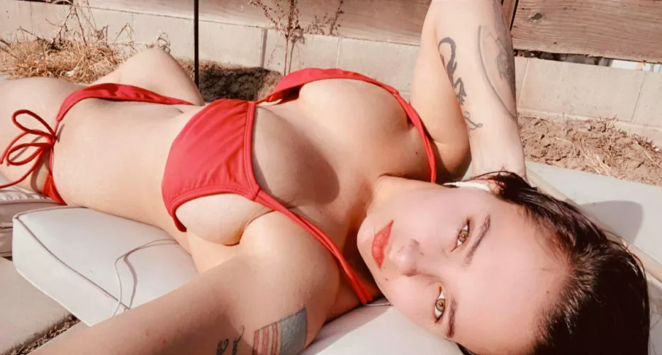 Like my red bikini? by LokisRightHand