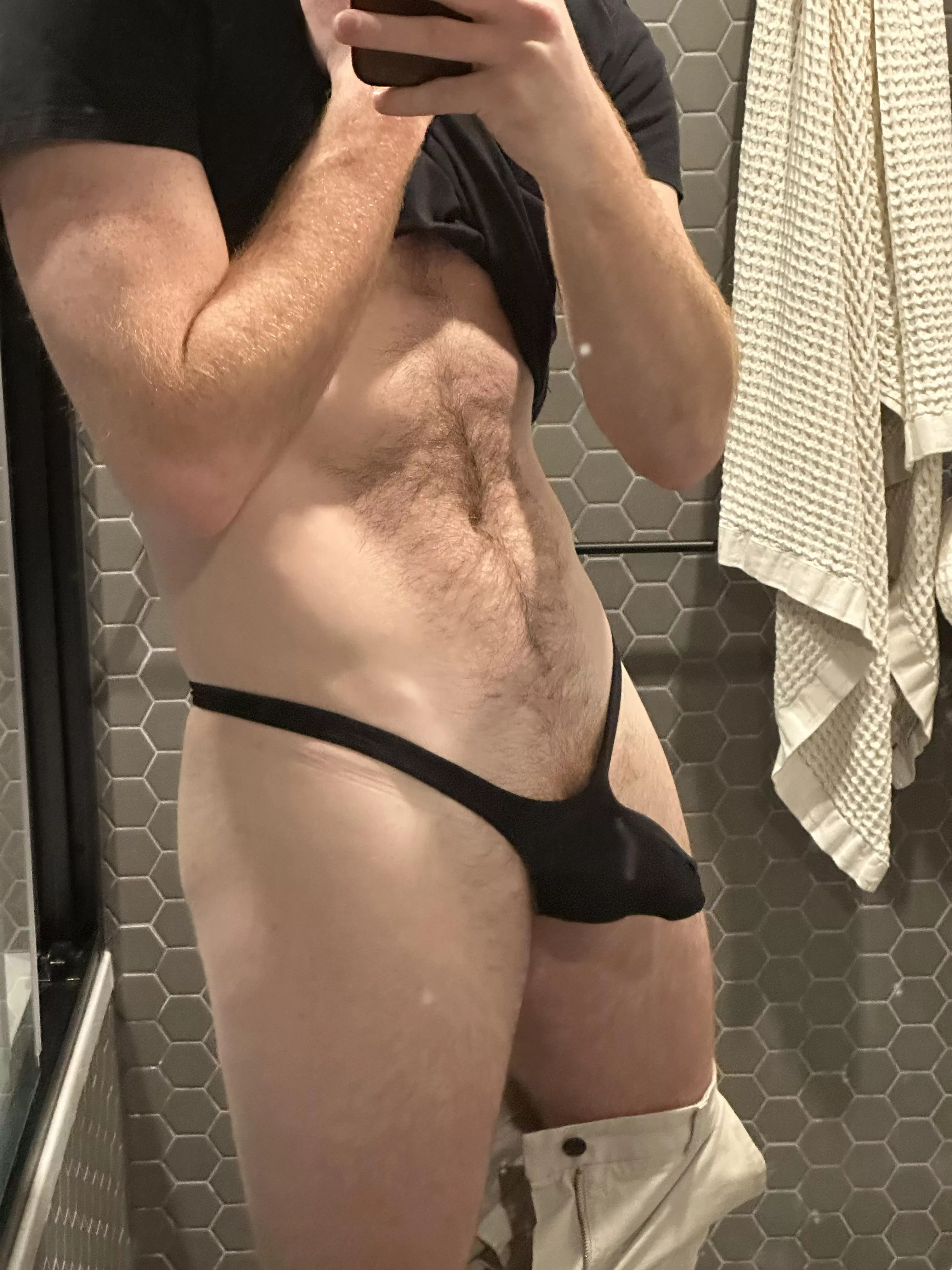 my first Muscleskins, does the pouch size look right?  posted by michaelpatrickgrey