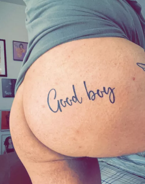 New ass tatto by inkedscribe