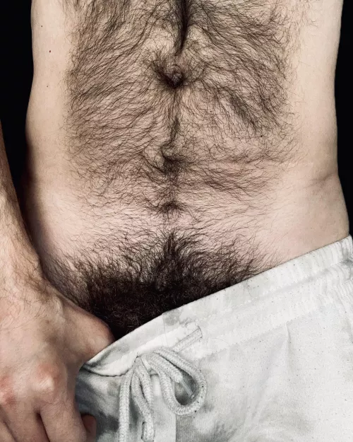 No underwear, hairy belly and peekaboo bush... by jerseyjaxoff