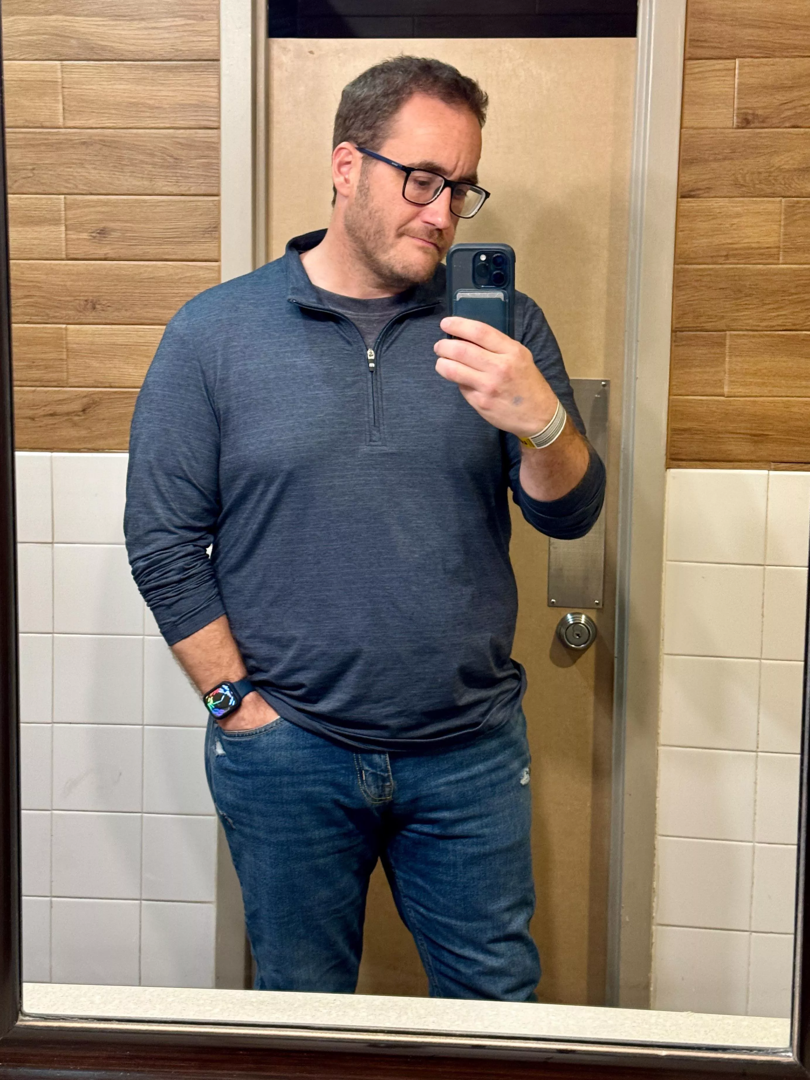 Not the IHOP bathroom with the decent lighting. posted by runningthefataway