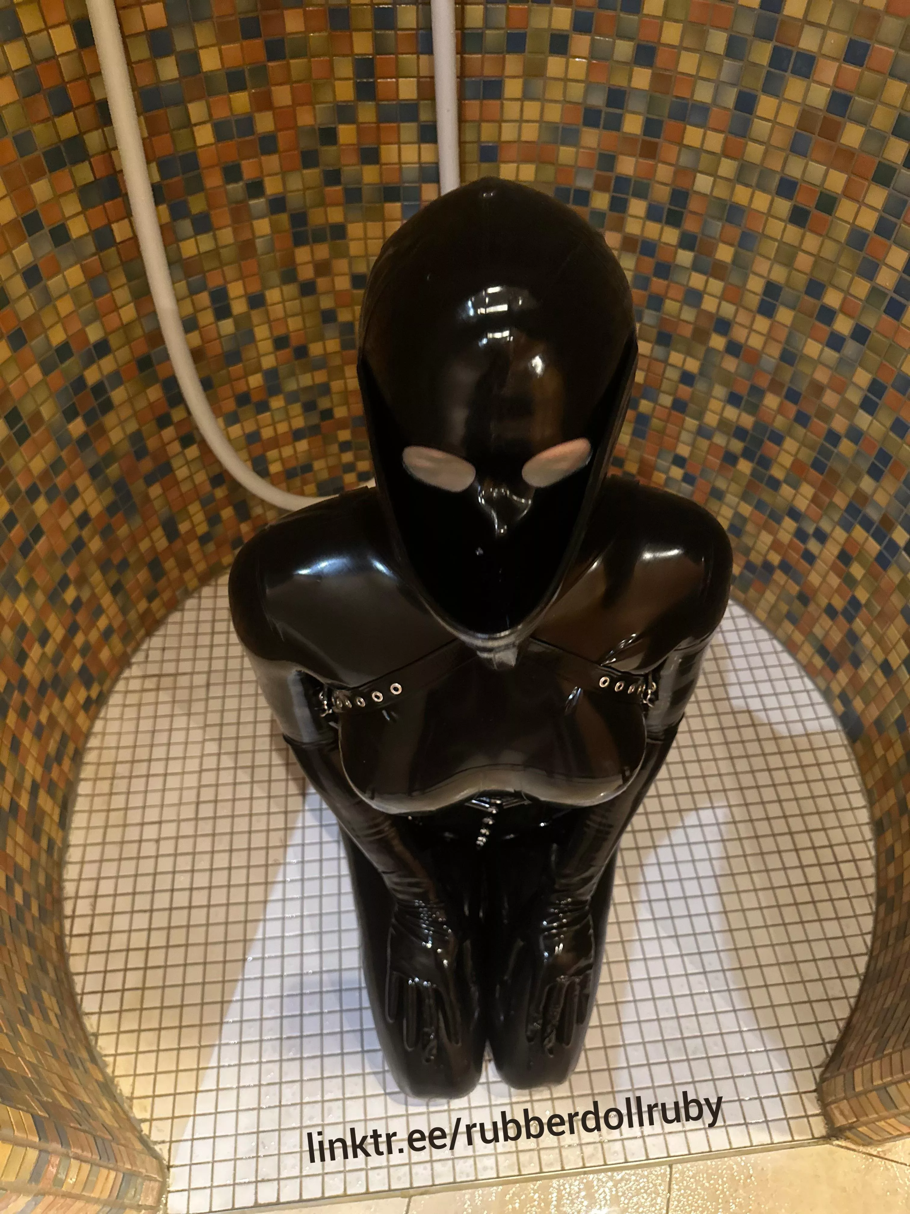 Ready for my job 🚽 posted by rubberdoll-ruby
