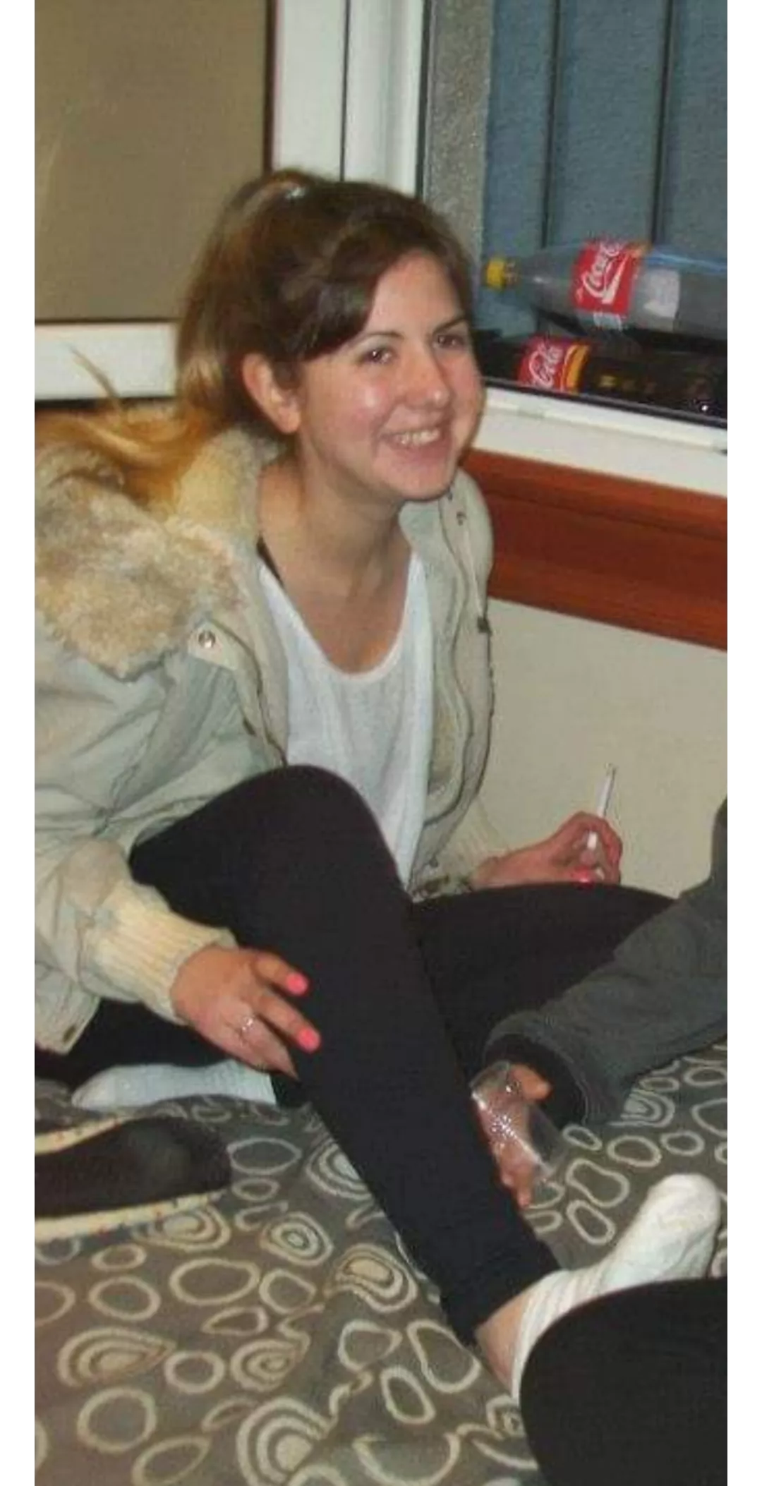 The smile of my friend after a long trip, she smokes her first cigarette in 20 hours... posted by jsgo9