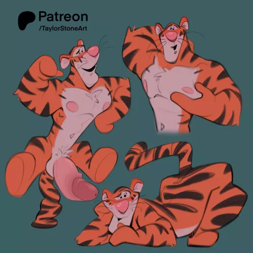 Tigger (Art by me @taylorstoneart) by TaylorStoneArt