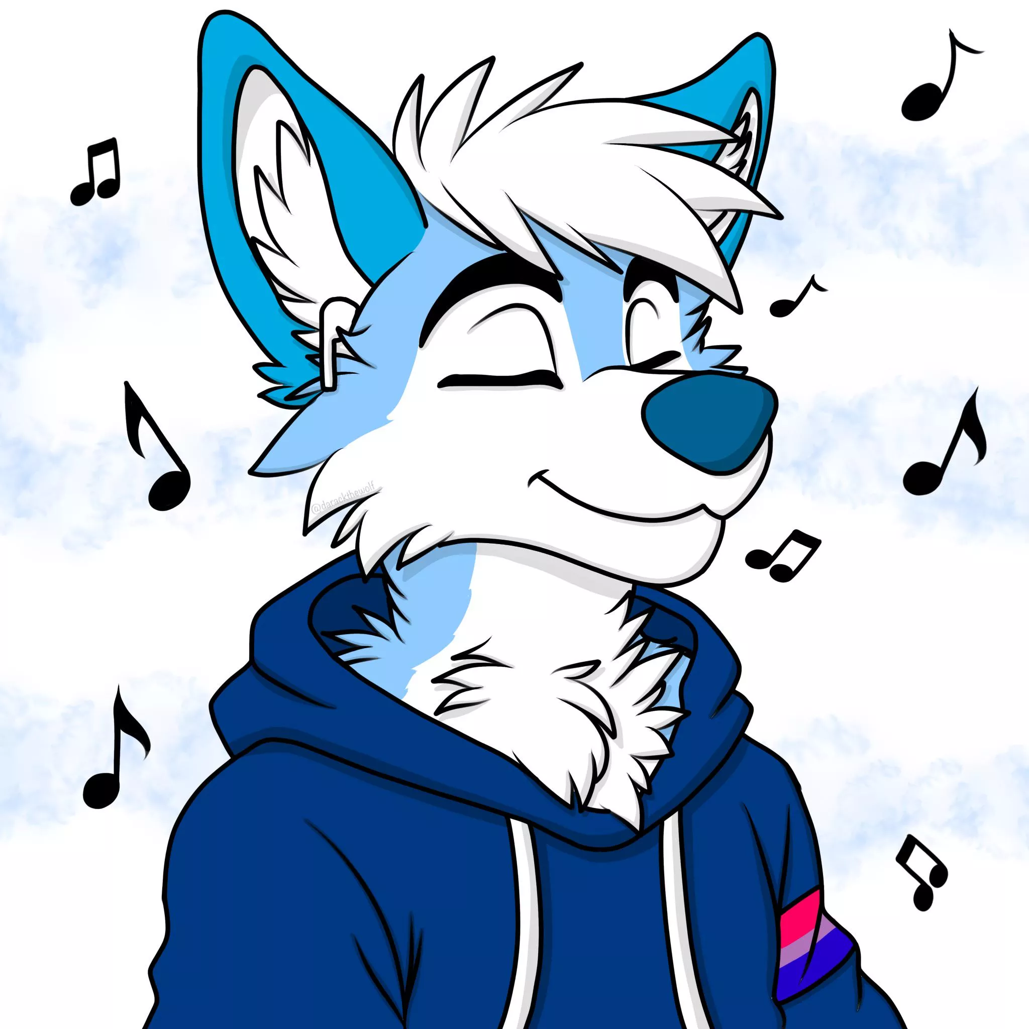 What song got you listening like this? ^^ [Art by me] posted by KatFurry4