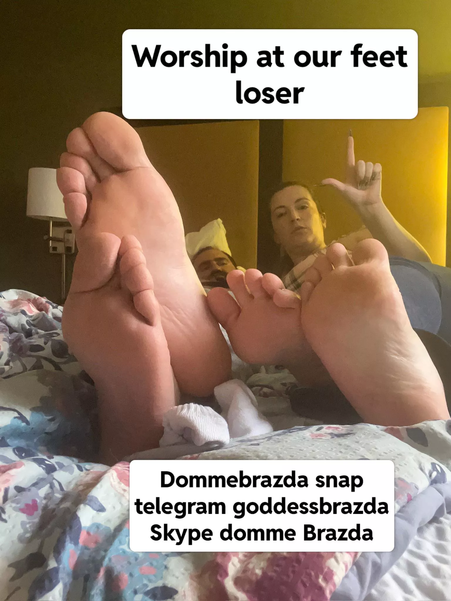 Worship at our feet cucky posted by DaddyBrazda