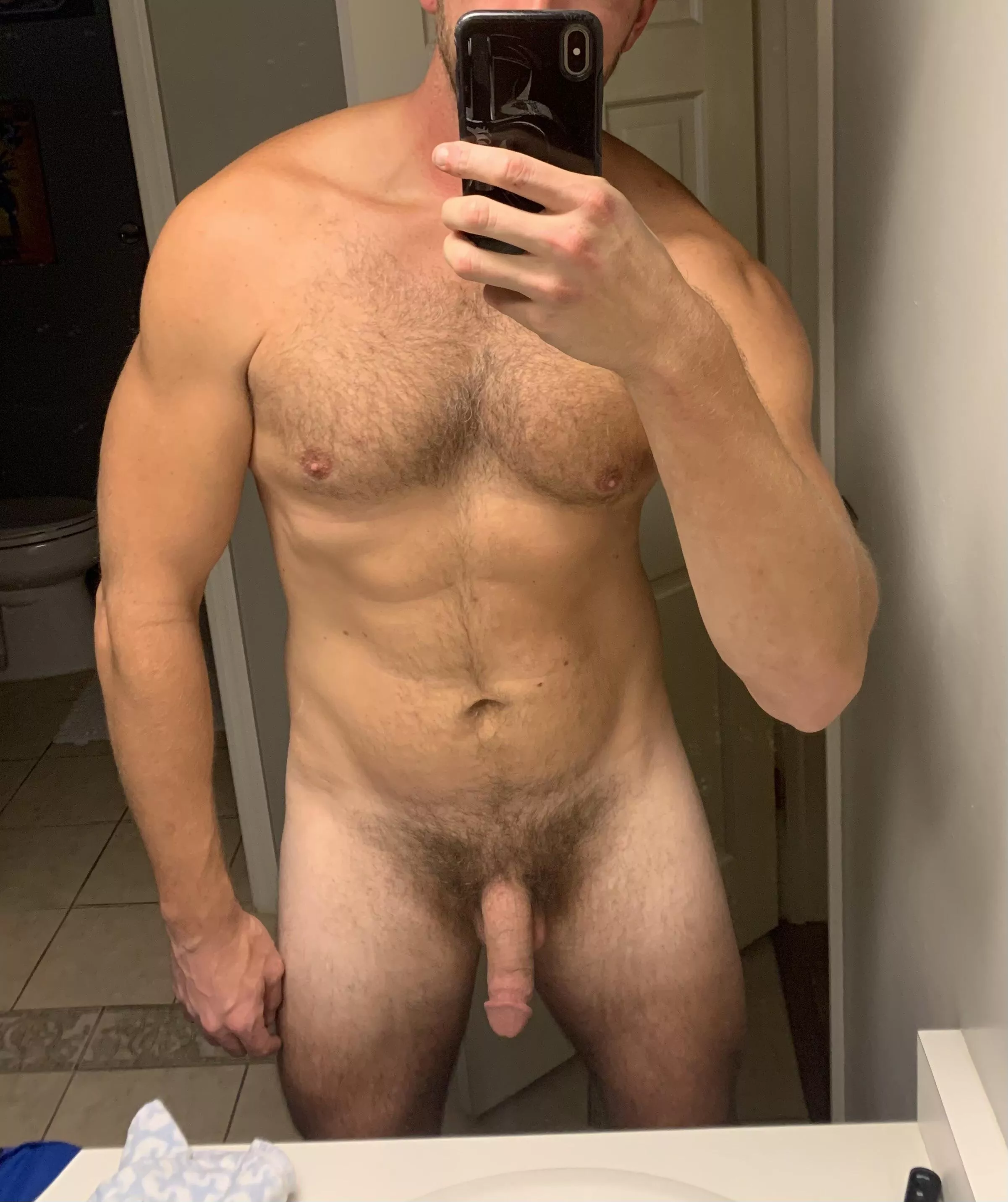[26] - cock is ready to get hard and play tonight. Wanna join? posted by Hot_Audience8172
