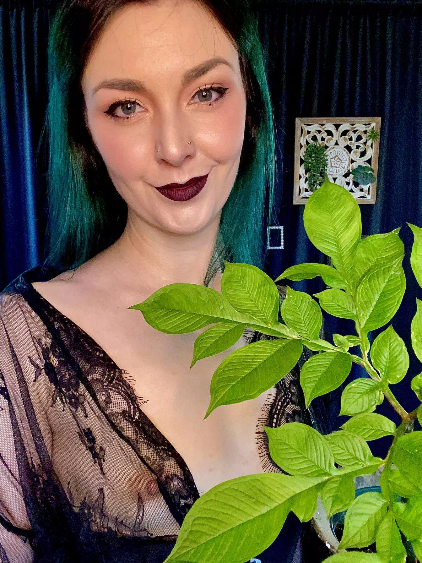 A little greenery to brighten your day posted by JaneIre_Pinup