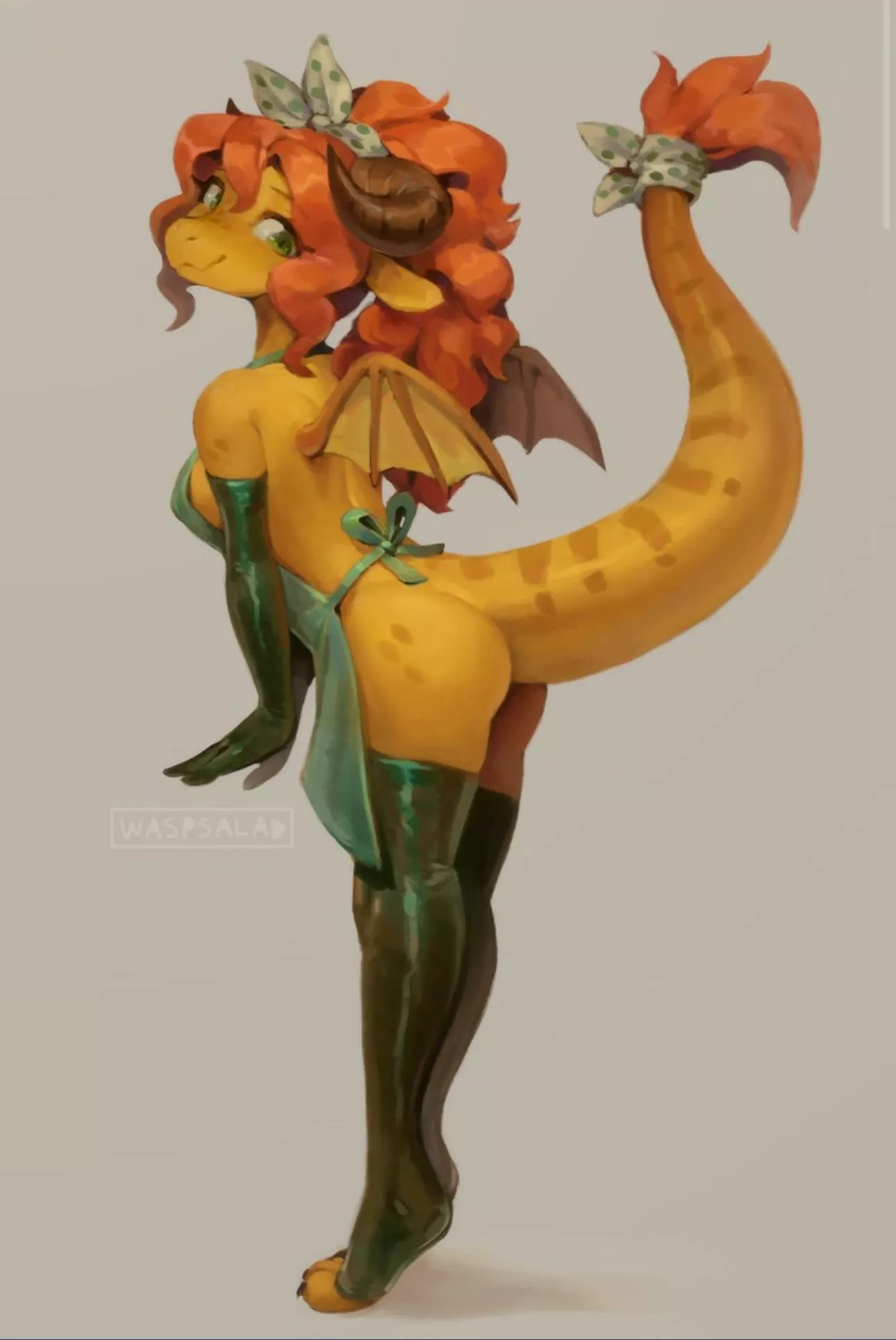 absolutely Gorgeous Kobold GODDESS! (Waspsalad)  posted by Specific_Load9575