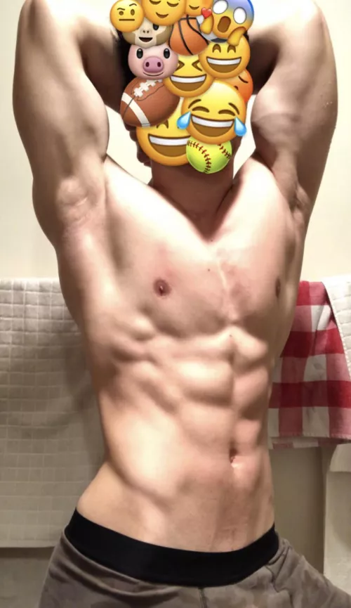 Before stepping in the shower I always pose! Looking for a cutie to join me for a long warm shower ;) by TheeGuyDerek