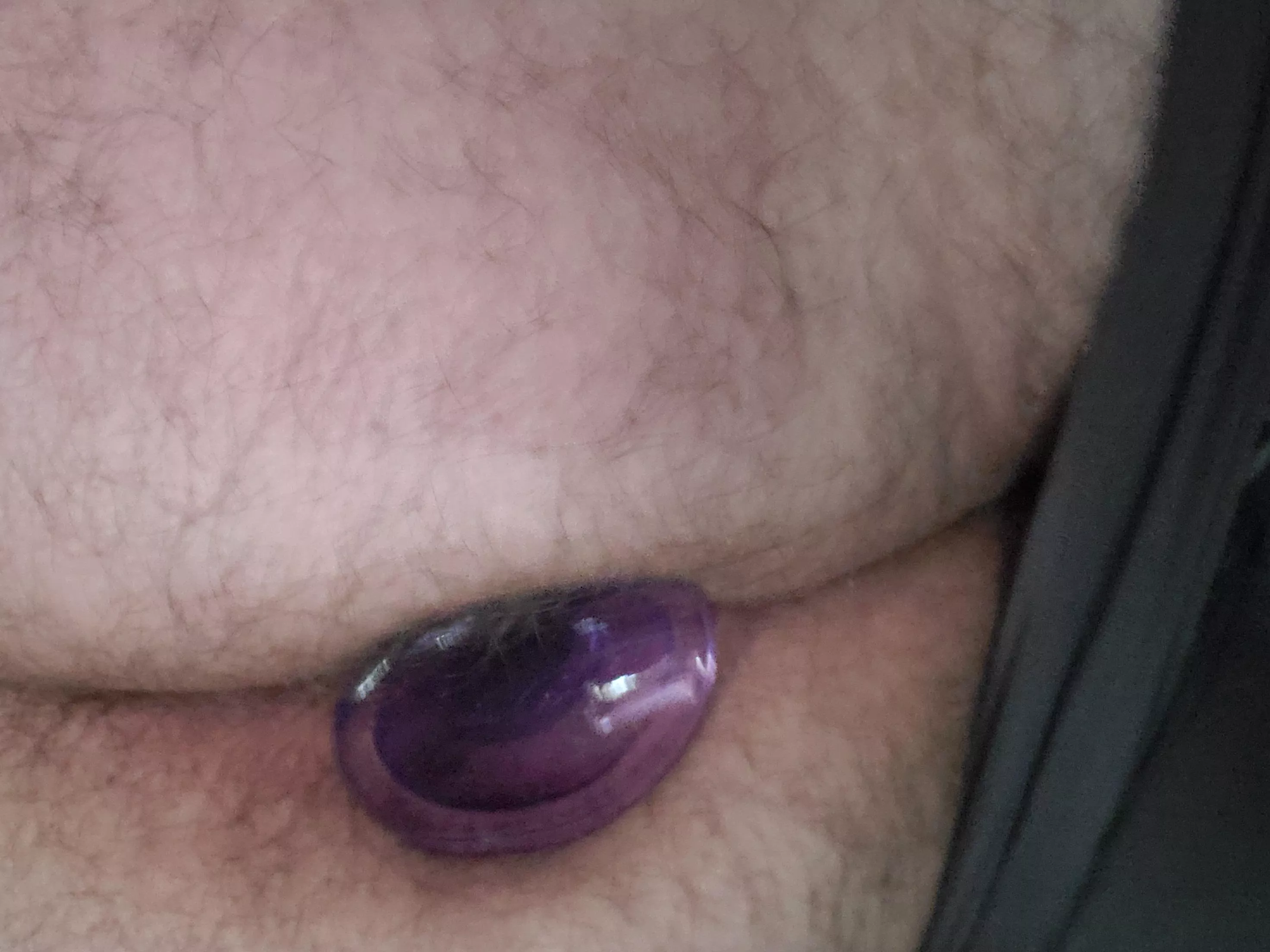 Best part of waking up is a plug in my butt!!!! posted by whacksthepoetic