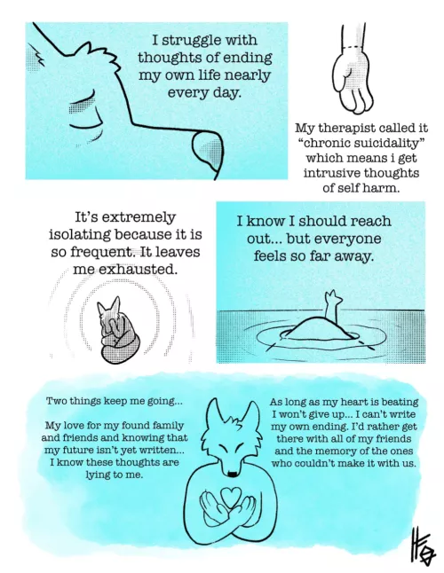 Don't give up. Stay strong! (Credit to @TheHearthFox on X/Twitter) by JimmyIIV