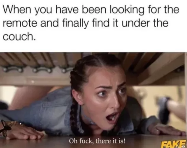 Finally found my remote :) by Allegra_Brunnet