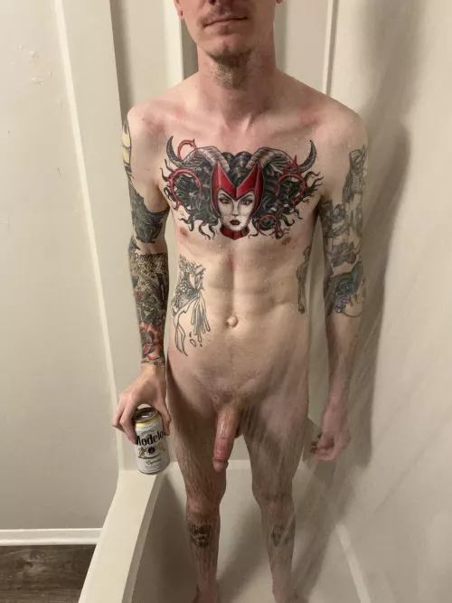 Finally got my chest done.  by fatherofthebrine4