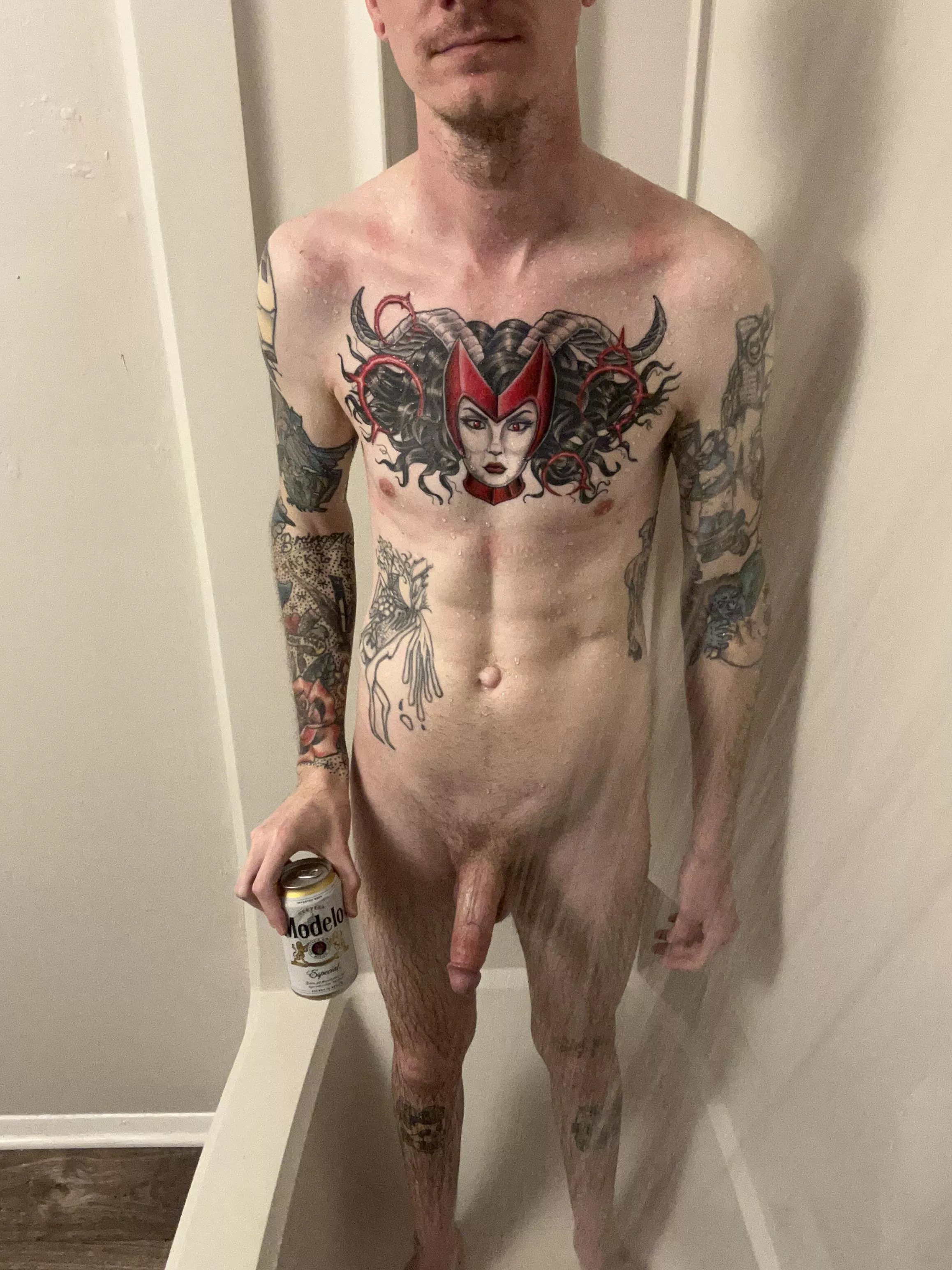 Finally got my chest done.  posted by fatherofthebrine4