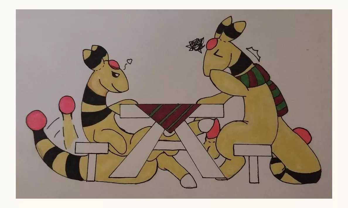 [FM] Jkst casual dinner conversation. (Art by me) posted by AdeptnessTime1405