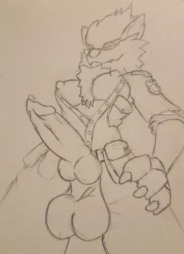 Futa officer Arcanine WIP posted by Dude-lor