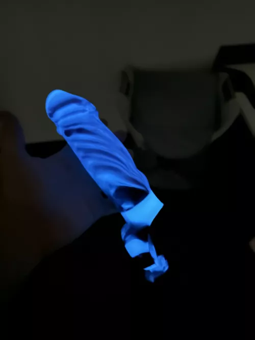 Glow in the dark Cock sheath by goldstander666
