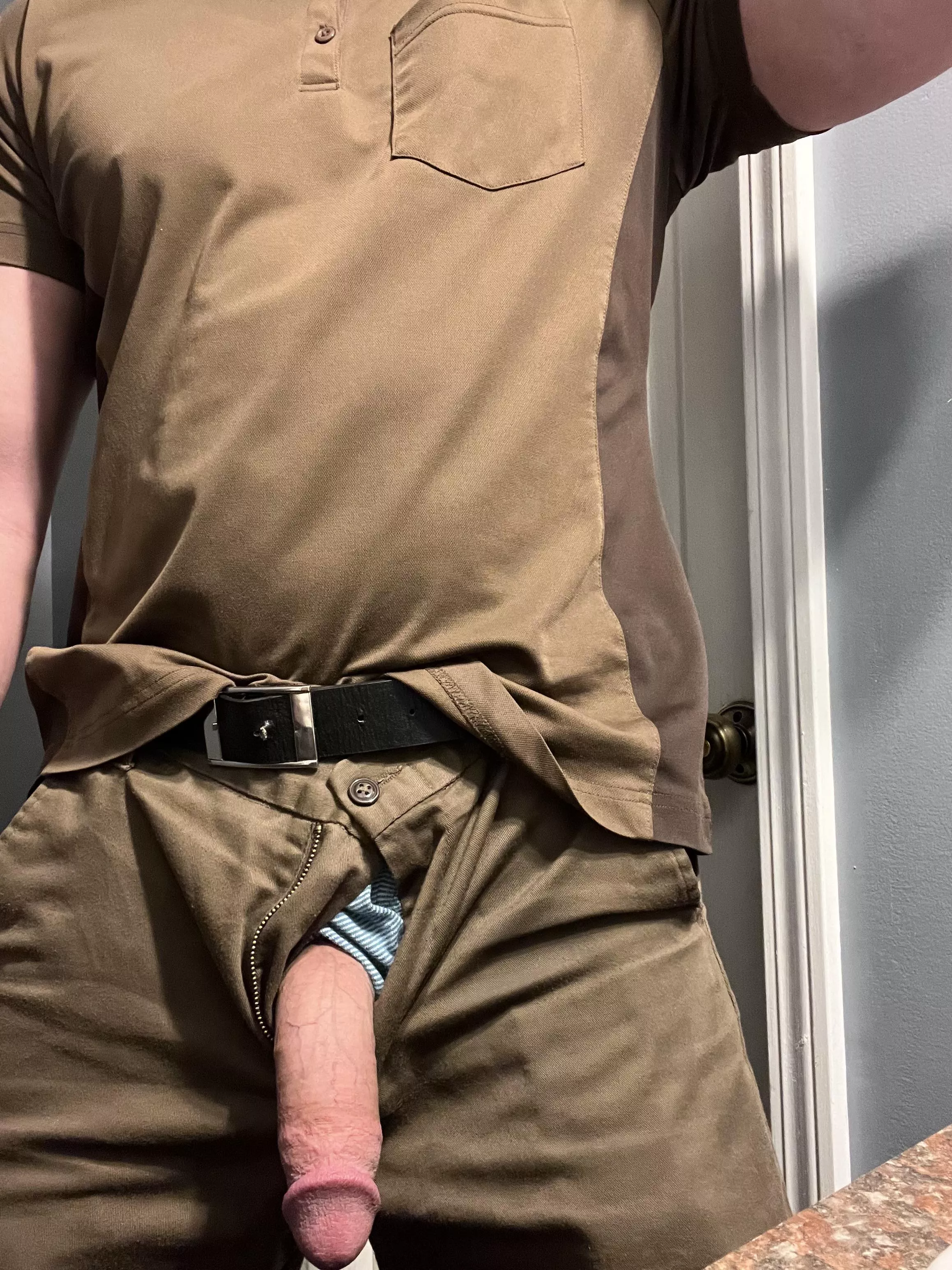 Hanging out before work posted by pbjyum37