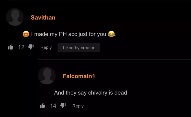 Imagine getting ratioing someone on pornhub by I_dont_use_reddit2