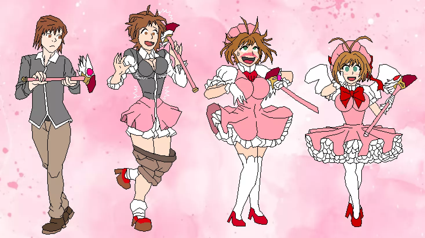 [Img][MTF][OP] Magical Girl'd (Credit to RubberFrills and SutibaruArt) posted by SuperPyramaniac