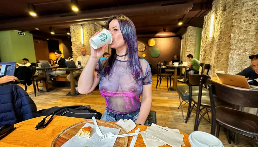 In a Starbucks by Y00nT33n