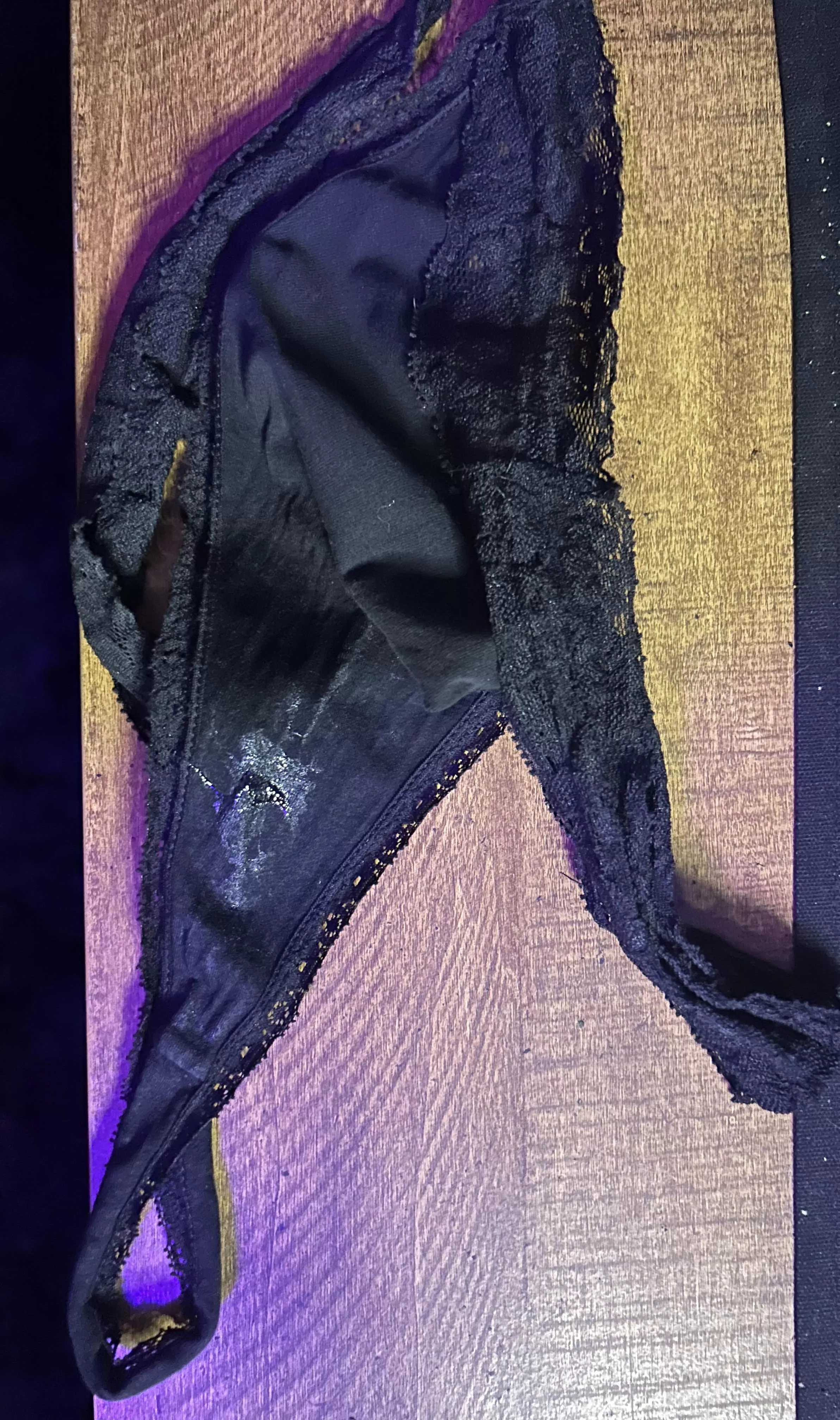 Left dirty panties on coffee table for our guests coming over. posted by ThaThickWife