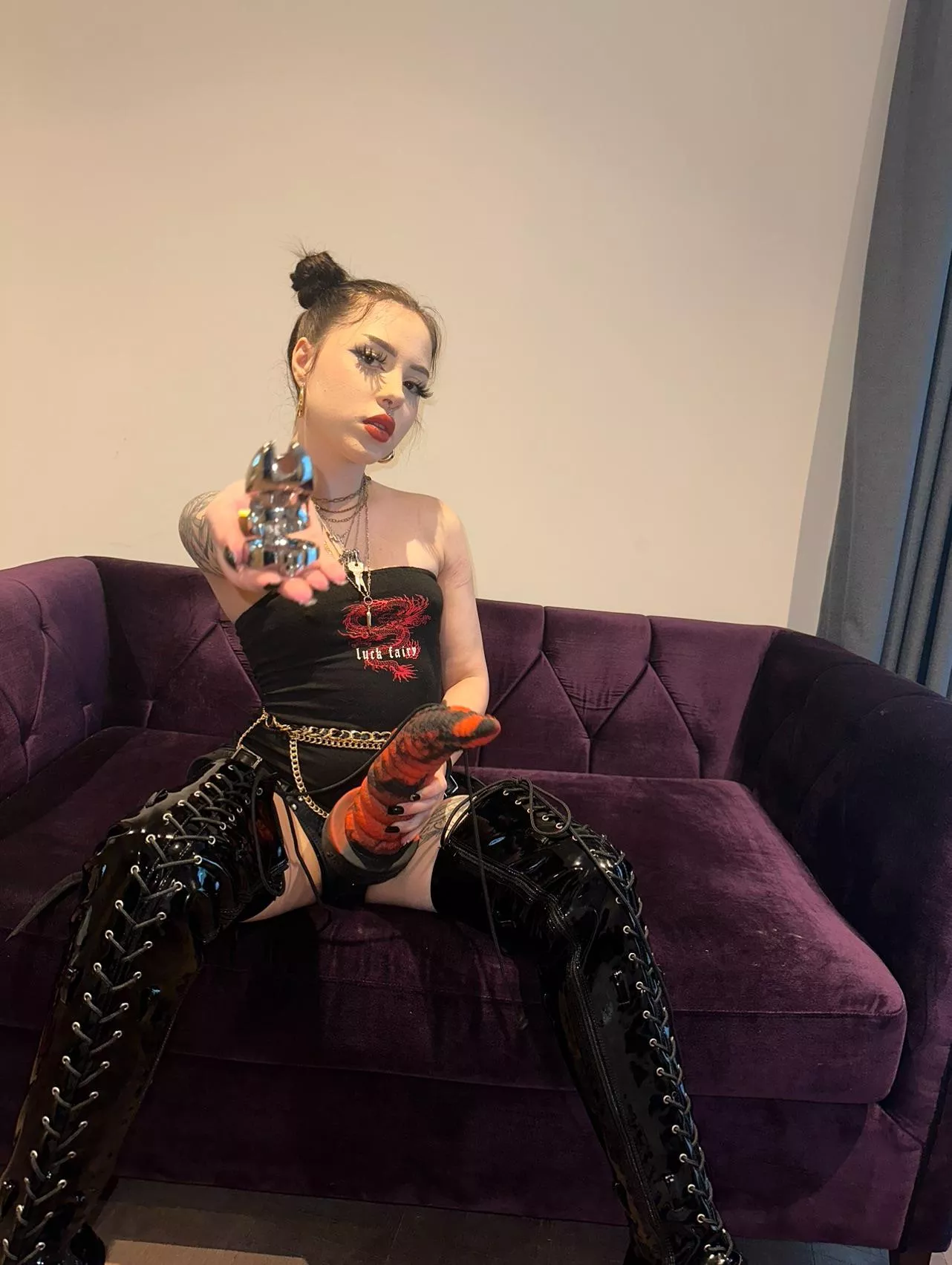 Let’s lock that useless little thing in chastity and make a use out of your hole instead  posted by notvicii