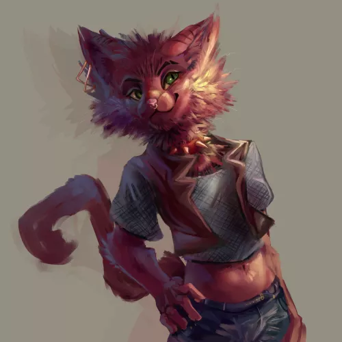 Messy fur [OC] by epheuz