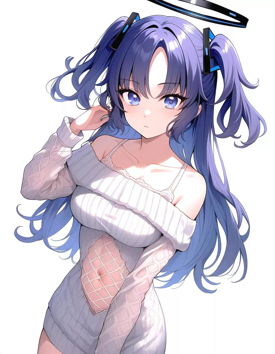 Midriff Sweater Yuuka [Blue Archive] posted by CheetahSperm18