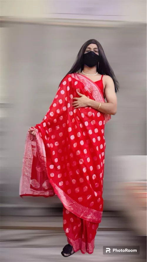 “My Mom made me dress like this, she told me that A Guy is coming with his family to see me so be a Good Girl. But i don’t want to be someone’s wife. What should i do ?” by Mansisissy1998