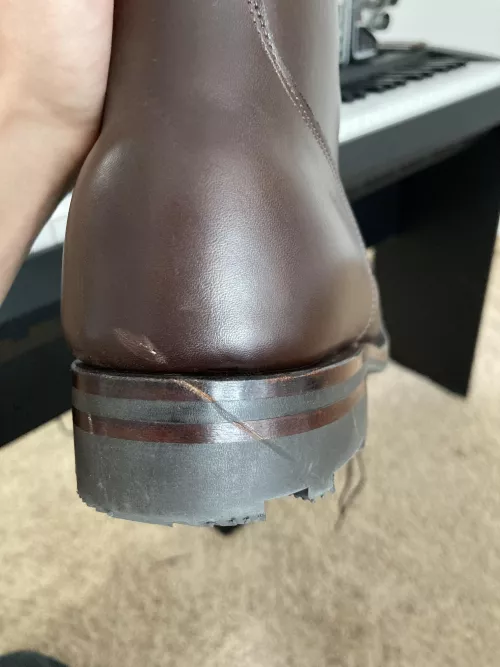 Not even broken in and they already have a big mark :/ Anything I can/should do? by Ill-Marketing4932