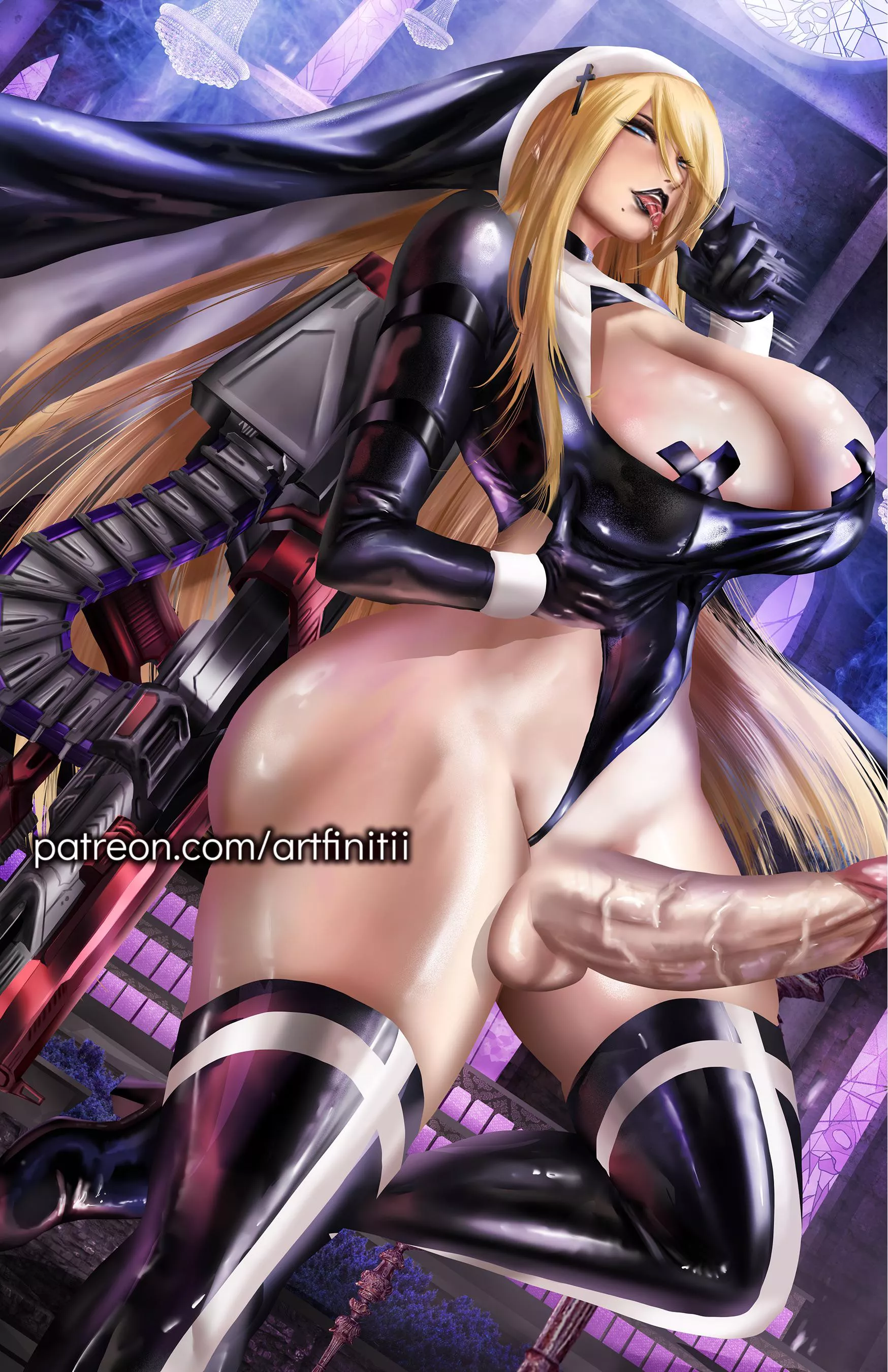 Nun Samus drawing i just finished up, Hope you like it! [Artfinitii] posted by artfinitii