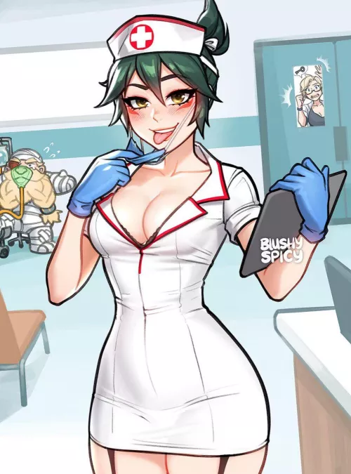 Nurse Kiriko (BlushySpicy) by kylie_0ficial
