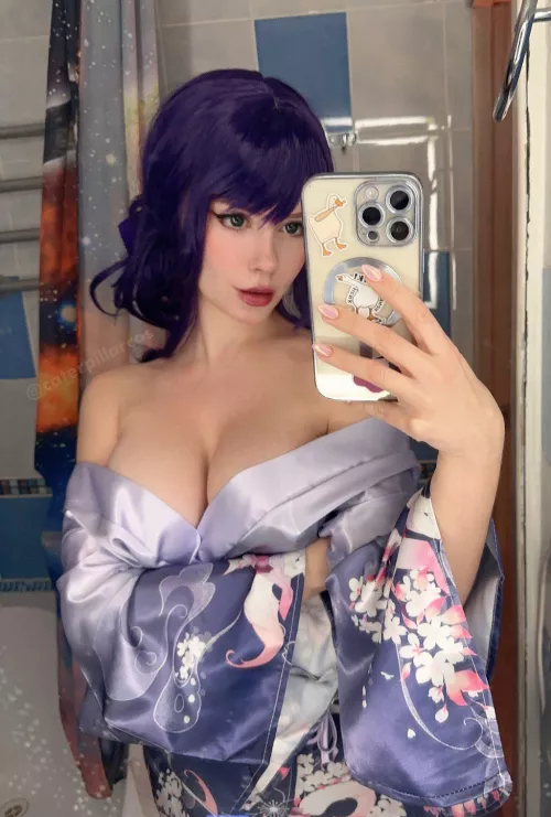 Raiden Shogun from Genshin impact by CaterpillarCosplay by CaterpillarCosplay