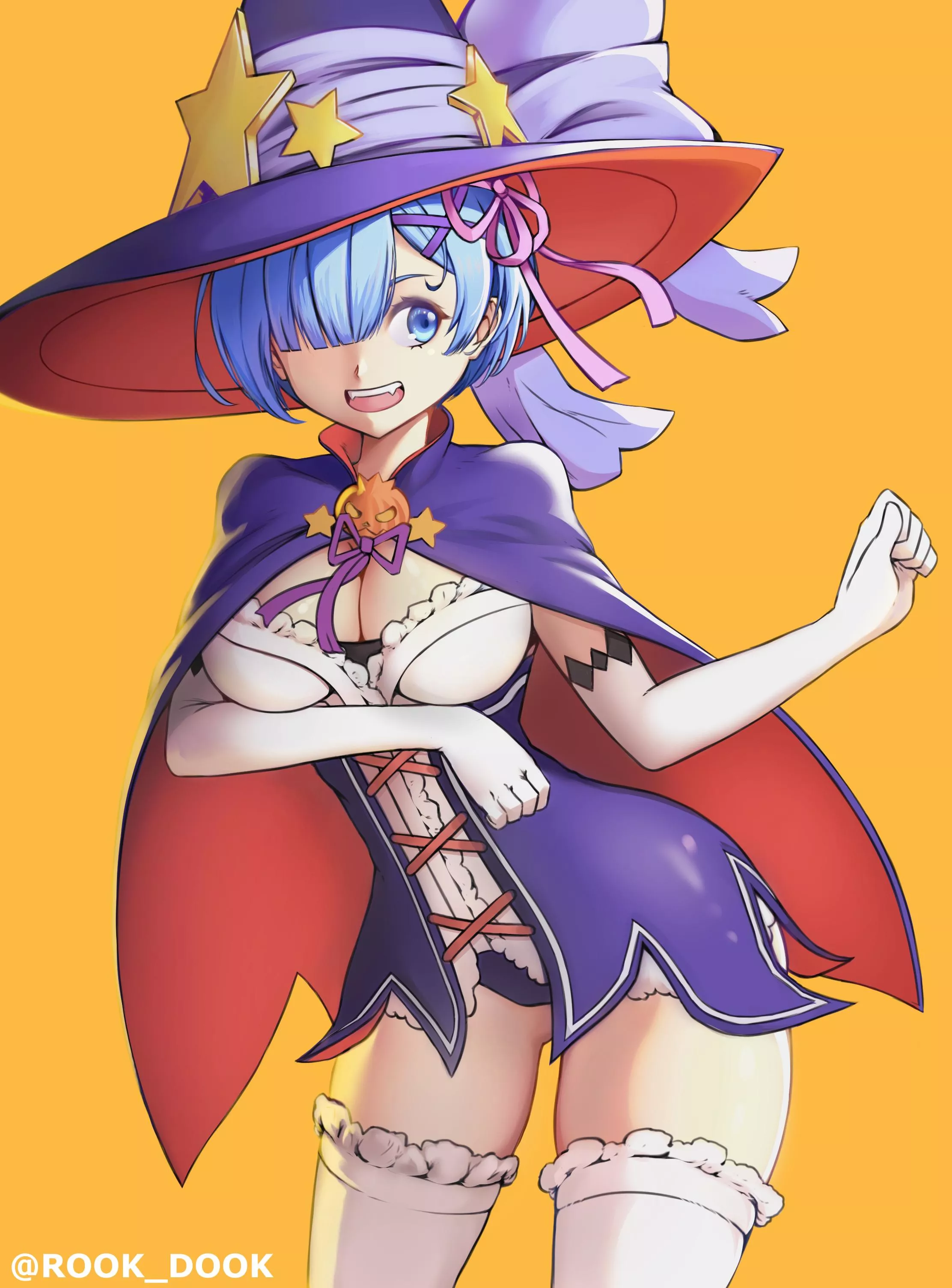Rem dressed as a Witch posted by Rook_Dook