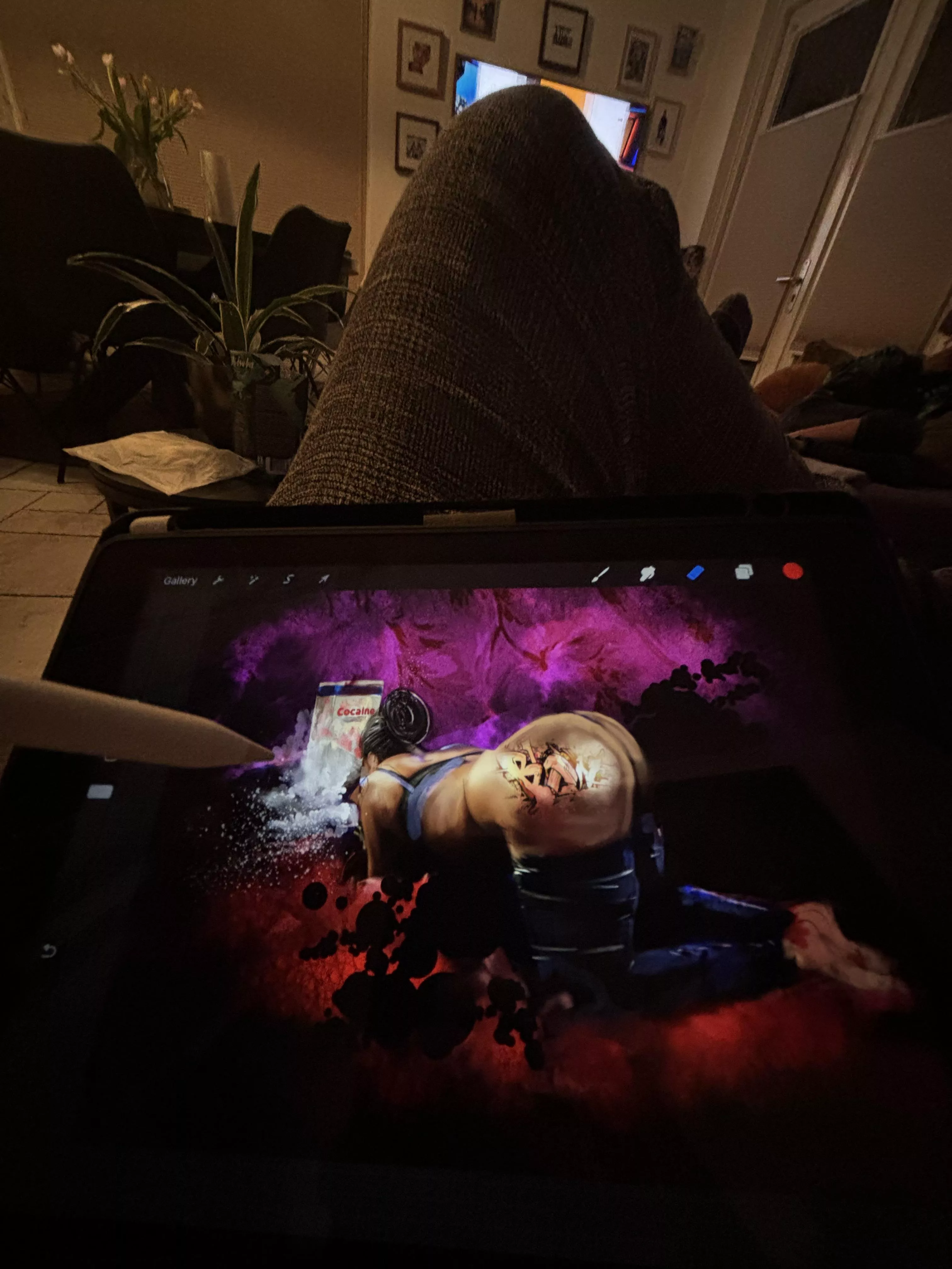 Sharing current art  posted by SnooHobbies6584