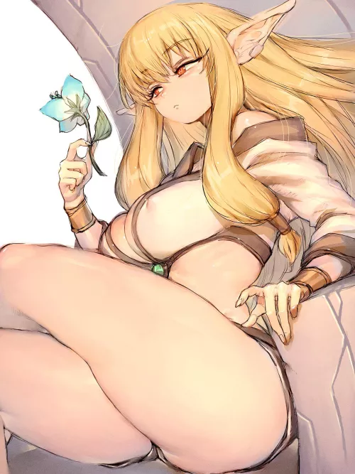 Smug High Elf by Fluffy_Dick899