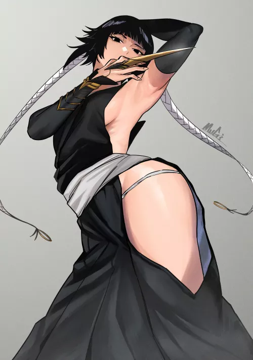 Soifon staring at you by Meatball_1234