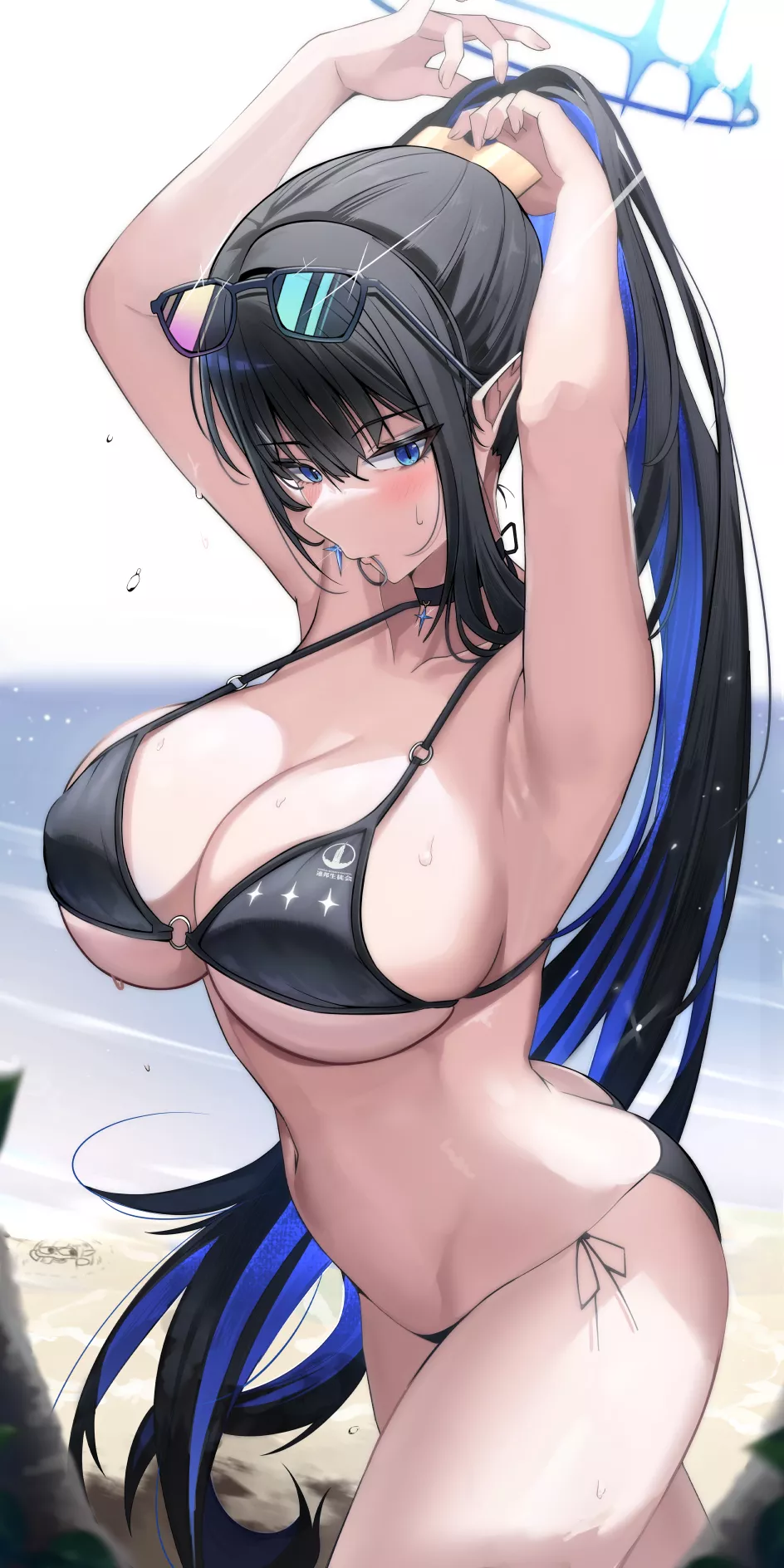 Swimsuit Rin [Blue Archive] posted by xSaviour_N