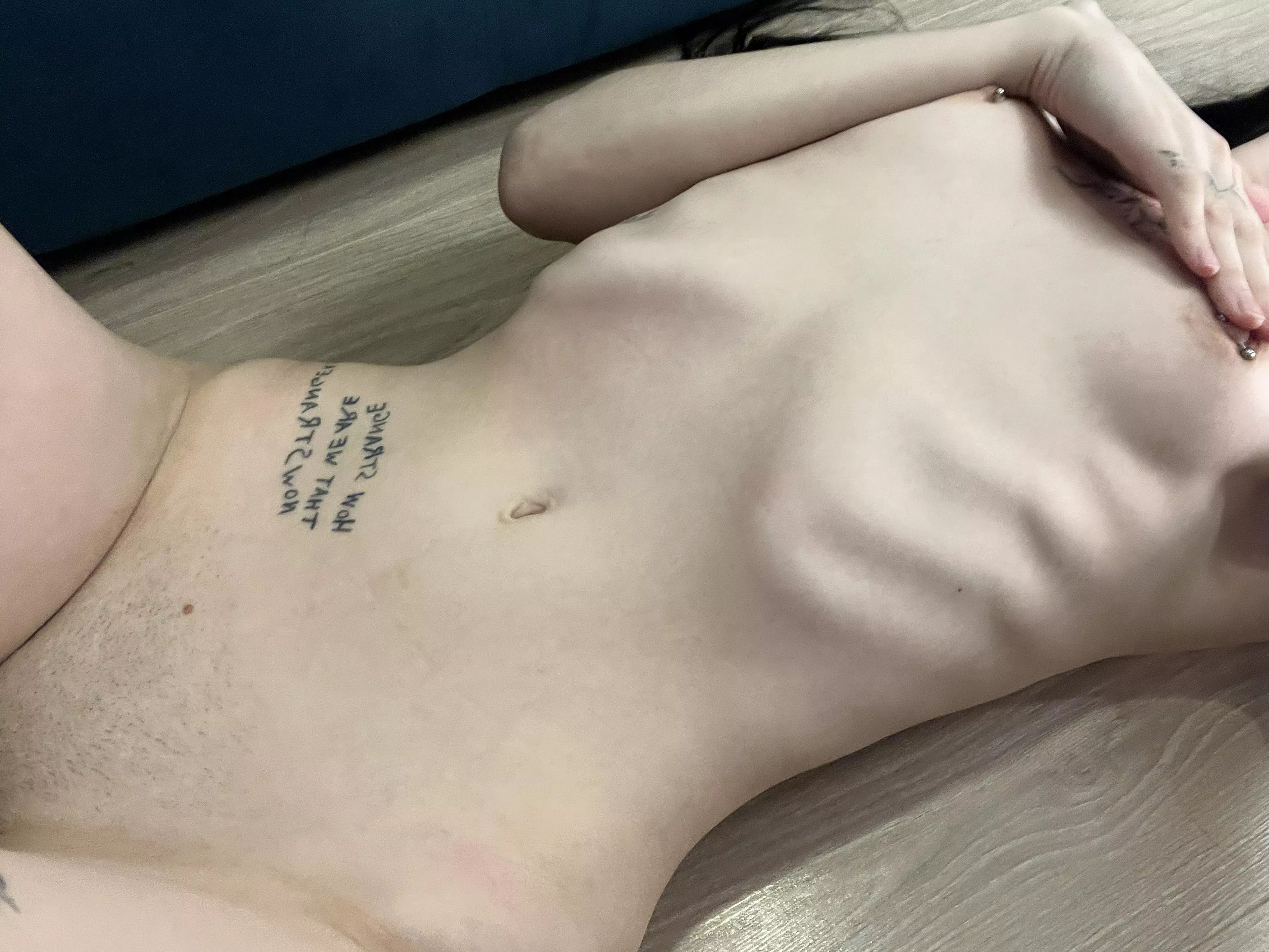 There is no such thing as a too visible ribcage posted by kaiko_riko