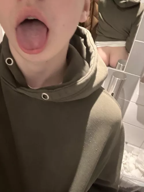 Wanna have some fun in the restroom 😈 by Lukewarmtwink